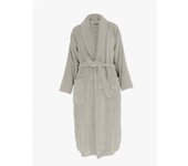Peignoir col châle Eponge coton 380 gr/m²  Naïa  Vent du sud - Lin - Taille XL