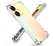 Para Oppo Realme C55 funda de teléfono transparente a prueba de golpes funda de silicona para Realme C35 C33 C31 C30 C25 C25s C25y C21 C21y C11 Coque C55 puro