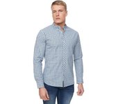 Bewley & Ritch Camisa a cuadros macrae para hombre M rojo