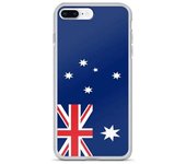Coque iPhone - Drapeau Australie - iPhone 8 Plus - Souple - Multicolore - Diseño único