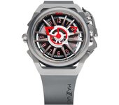 Reloj para hombre Mazzucato Rim Sport con cronógrafo reversible y esfera doble automático 09-GYWH gris