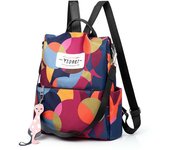 Mochila Oxford para mujer, mochila antirrobo impermeable multifunción para viaje 32*13*33cm camuflaje