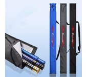 Bolsa de pesca plegable de gran capacidad, 130 cm, bolsa para aparejos de pesca, bolsa para caña de pescar para acampar al aire libre Width 15cm azul