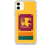 Funda iPhone - PIXELFORMA - iPhone 11 - Drapeau du Sri Lanka - Sopa de silicona - Protección completa