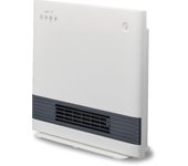 Calentador de cerámica Doshisha con panel de calentamiento amplio y rápido, termostato de apagado por aire, sensor blanco, calefacción, aire, tipo, interruptor de 2 etapas blanco