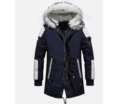 Chaquetas de plumón con capucha de invierno Abrigos largos, cálidos y gruesos 3XL