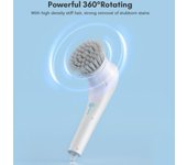 Cepillo de limpieza multifuncional del depurador eléctrico de la vuelta con el PDA sin cuerda de 5 cabezas para la cocina blanco