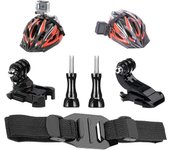 Adaptador de soporte para cinturón de cabeza con correa ajustable para casco de bicicleta para GoPro Hero 13, 12, 11, 10, 9, 8, DJI Action 4, Insta360 X4 y accesorios. Cycling