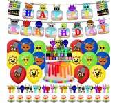 Kit de arco de guirnalda navideña con banderines rojos y verdes para decoración de tartas para fiestas de cumpleaños y Navidad One Size negro