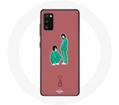 Coque Samsung Galaxy A41 Squid Game Ji Yeong Numéro 240 Et Kang Sae Byeok Numéro 067