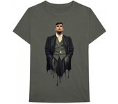 Peaky Blinders Camiseta unisex de algodón Dripping Tommy para adultos S verde