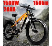 2023 nuevo LAFLY-X800 1500W 48V 20AH 26 pulgadas 4,0 neumático ancho bicicleta eléctrica todoterreno bicicleta de montaña para hombre bicicleta eléctrica para moto de nieve 1500W 48V 20AH