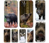 Funda de teléfono de jabalí para iPhone Samsung Galaxy Redmi Xiaomi Oppo OnePlus Note SA 7 8 9 10 11 12 13 14 20 21 22 23 53 54 Pro Max Plus Ultra TPU suave iPhone 6 or 6S