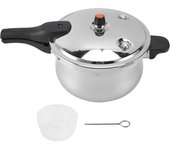 Olla a presión eléctrica de acero inoxidable de 80 kPa, olla a presión de vapor para estufa con límite de presión 7L