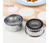 Moldes de prensa para bolas de masa, 3 uds., espesar, ahorra trabajo, portátil, práctico, de acero inoxidable, prensa para la piel, suministros de cocina