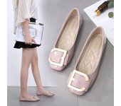 Zapatos planos de primavera y verano 2025 para mujer, elegantes, modernos, de marca, suaves, planos, rosas, negros y rojos, talla grande 43 35 rojo vino