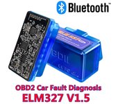 Super Mini ELM327 OBD2 V1.5 Bluetooth 5.0 OBD V2.1 V1.5 Última versión Nuevo escáner OBD automático Herramienta de lectura de códigos Herramienta de diagnóstico de automóviles