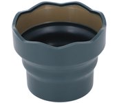 Cubo de lavado de pinceles de pintura plegable de silicona portátil para pintar, vaso de agua, soporte para pinceles, limpiador para