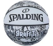 SPALDING Balón de baloncesto unisex de color gris con grafiti 7 gris