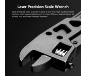 NexTool-llave multifunción 9 en 1, herramienta plegable, alicates multiusos, sierra de madera, destornilladores ranurados, multiherramientas para acampar negro