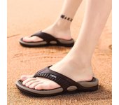 Chanclas de masaje, zapatillas de verano para hombre, sandalias de playa, zapatos casuales cómodos para hombre, chanclas de moda para hombre, venta de calzado 7 negro