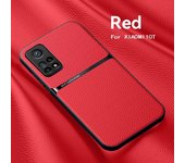 Funda de cuero de lujo para Xiaomi Mi 10T Pro, soporte magnético para coche, funda trasera a prueba de golpes para Xiomi Mi10T 10 T T10 10Tpro For Mi 10T negro