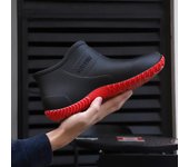 Botas de lluvia unisex de moda, cómodas botas de lluvia para el trabajo para hombre, botas especiales antideslizantes impermeables para cocina, botas de pesca al aire libre 36