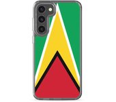 Coque Téléphone - Samsung - Galaxy S20 Ultra - Drapeau Guyana - Souple - Multicolore