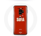 Coque pour Samsung S9 plus La casa de papel Sofia Art