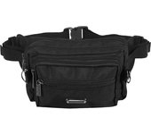 Riñonera para hombres y mujeres, riñonera para entrenamiento al aire libre, viajes, deportes informales, correr, senderismo, ciclismo negro