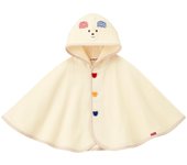 CASA Poncho Caliente Niños Niñas Ropa de Bebé Marfil Gratis [MIKI Biscuits] Niños (70-90cm) 71-3801-684 marfil