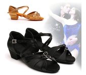 Zapatos de baile para mujer Salsa/Tango/Chacha/Rumba/Ballrooom/Zapatos de baile latino Tacón de 3,5 CM 30 blanco