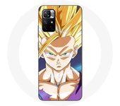 Coque Redmi Note 11 5G Dragon ball z sangoku Cheveux blonds