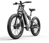 Shengmilo S600 2000W Dual Motor 48V17.5AH Electric Bicycle Samsung Battery 26 Inch Wide Tyre Electric Bike Adult E-Mountain bike gris