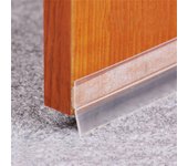 Tira de sellado de puerta de barra de tira de sellado de silicona transparente a prueba de viento