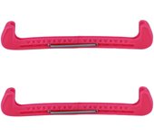 2 fundas ajustables para zapatos de skate, protector de cuchillas para cuchillos de hielo, protector de patines, color rosa color rosa