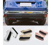 Kit de reemplazo de silenciador de escape trasero personalizado y colorido para Peugeot 3008 Allure Active 5008 2017-2022 plata