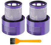 Reemplazo de posfiltro compatible con Dyson V10/SV12 azul/naranja, 3 piezas púrpura