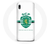 Coque maniacase pour Samsung Galaxy A10 scp sporting portugal fond blanc