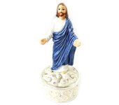 Les Trésors De Lily [N5166] - Joyero 'Jesús' azul blanco blanco