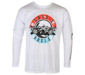 Guns N Roses Camiseta de manga larga unisex con logo de motocross para adulto S blanco