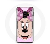Coque pour Samsung Galaxy S9 plus Minnie Mouse Dessin animé rose