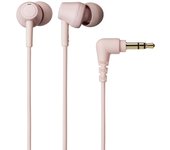 PK Canal Contiene Auriculares Audio-Technica ATH-CK350X Rosa Reciclados, Con Cable, Tipo, Plástico, Antibacteriano, Pequeño, color rosa