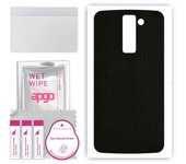 apgo Protective Skin Sticker for the back compatible with LG K10, Wrap Film, Foil, Vinyl - Pattern Matrix