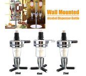 Máquina vertedora de barra dispensadora casera de cerveza y vino montada en jugo de licor de pared de 25/30/45ml 25ml