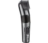 Cortapelos - BaByliss - E978E - Para cabello largo y barba, Con o sin cable, Cuchillas de titanio de carbono, Estuche de transporte