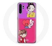 Funda para Huawei P30 Pro BTS BT21 Cooky y Tata Bangtan V y Jungkook Fanart