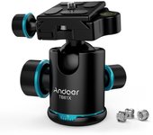 Andoer TB81X rótula de bola de trípode rótula de bola panorámica giratoria de 360 ​​grados para cámara DSLR monopié deslizante