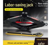 Llave de Gato Universal para Coche con Ahorro de Esfuerzo y Manivela