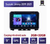 Radio de coche Android inalámbrica Carplay para Suzuki Jimny 2019-2021 Reproductor de vídeo multimedia Navegación GPS WIFI 2 + 32 GB 1+16GB